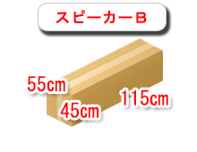 スピーカーＢの段ボール