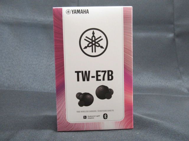 未開封 YAMAHA ヤマハ TW-E7B ワイヤレスイヤホン ブラック 家電 管理F1028CT