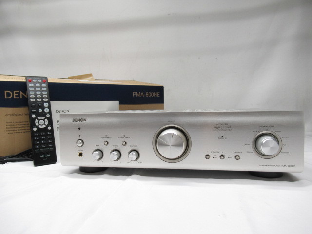 DENON デノン プリメインアンプ PMA-800NE 2021年製 元箱 リモコン 取説付き